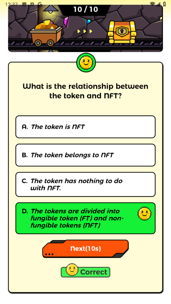 Wild cash. Ответ на вопрос: "What is relationship between the token and NFT?"