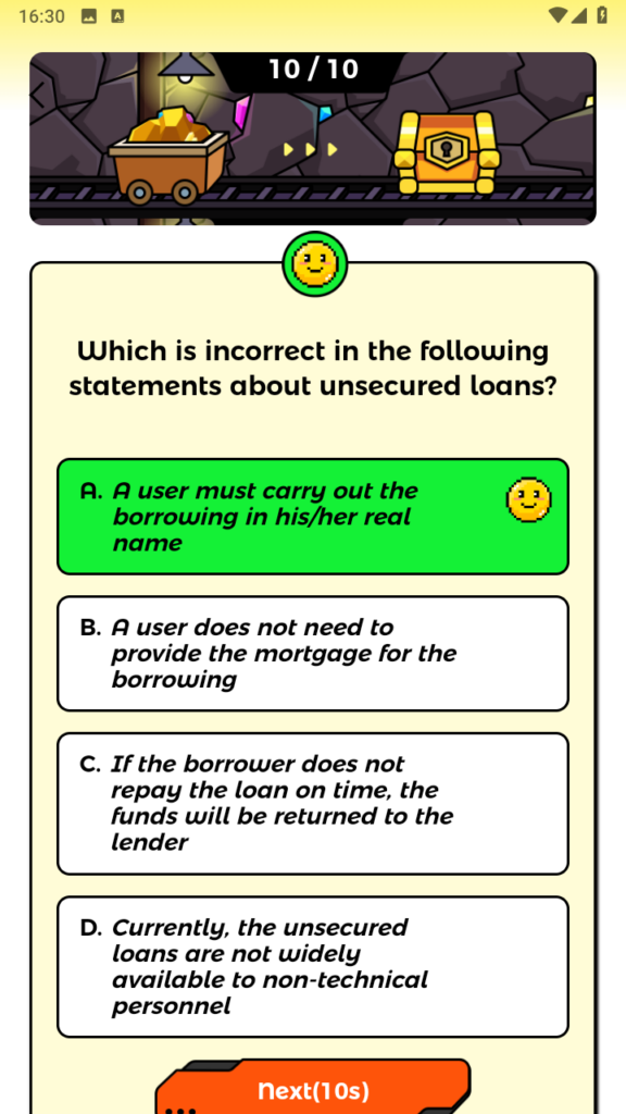 Wild cash. Ответ на вопрос: «Which is incorrect in the following statements about unsecured loans?"